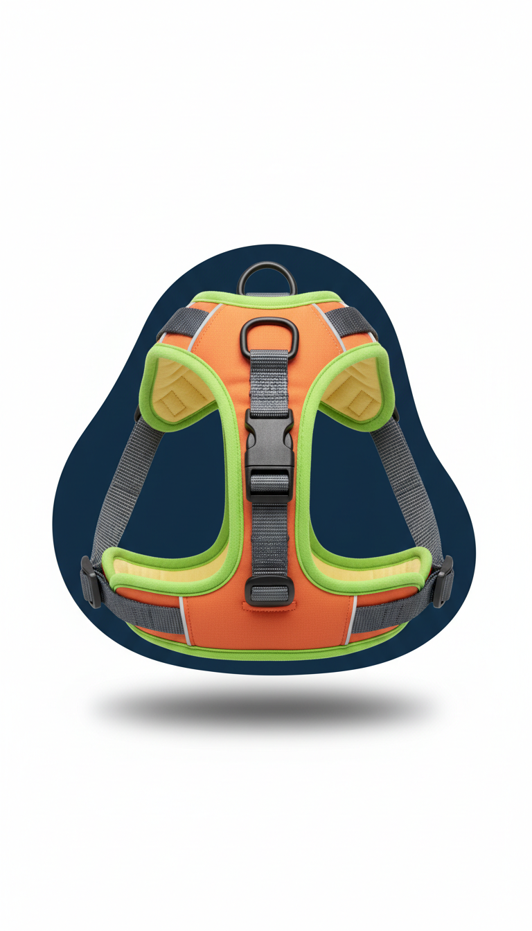 Ergonomic Padded Harness With Easy-Fit Straps