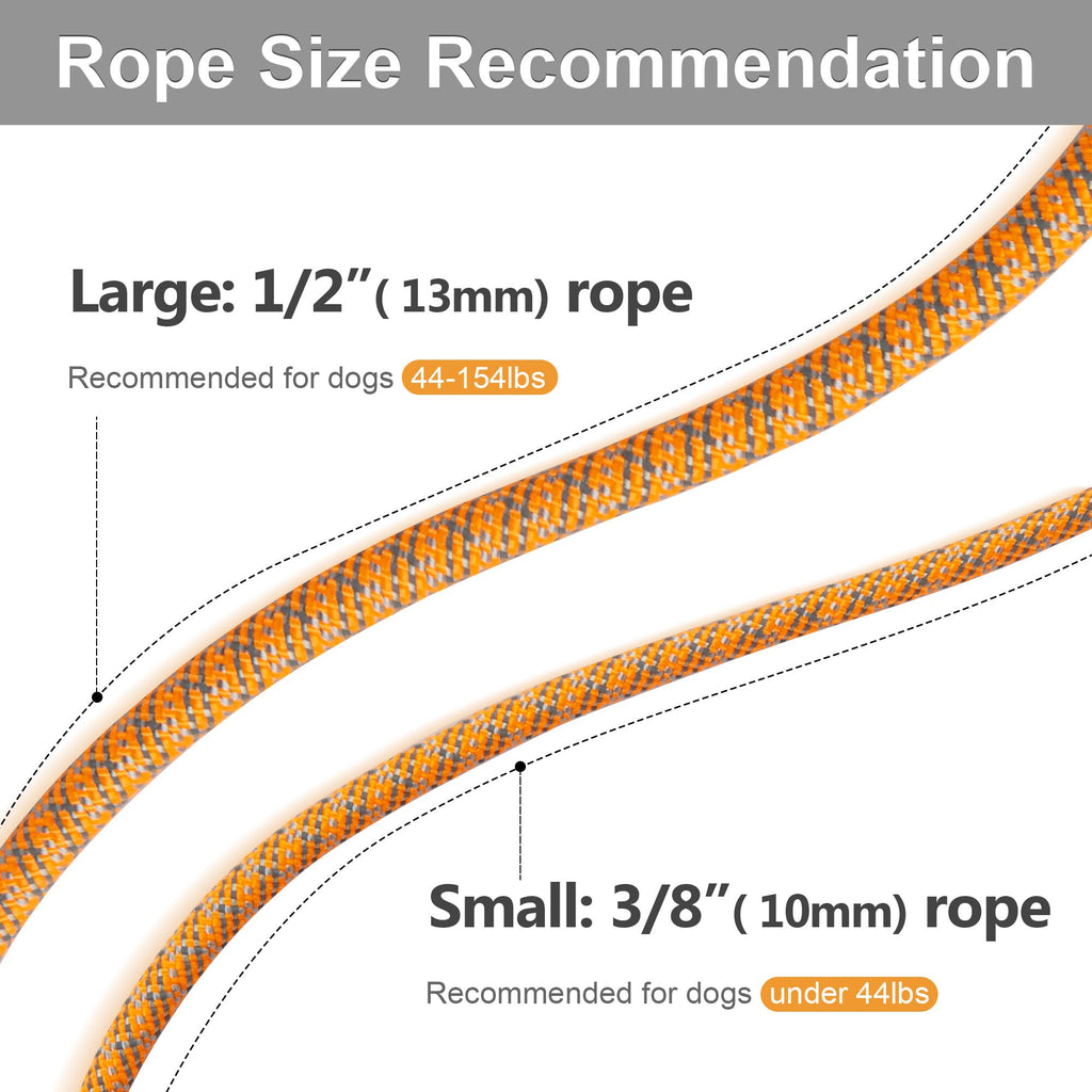 Fida Slip Lead for Dogs | 1.8m, One-Size-Fits-All, Slip-On Rope Leash. Easy to Slip On, No Collar or Harness Needed. Durable & Weather Resistant Climbers Rope with Reflective Stitching (Green)