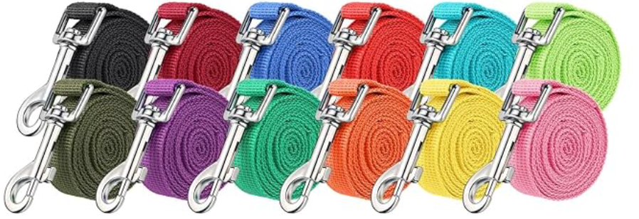 Dog Leads. Bright Colours. Durable and Reliable